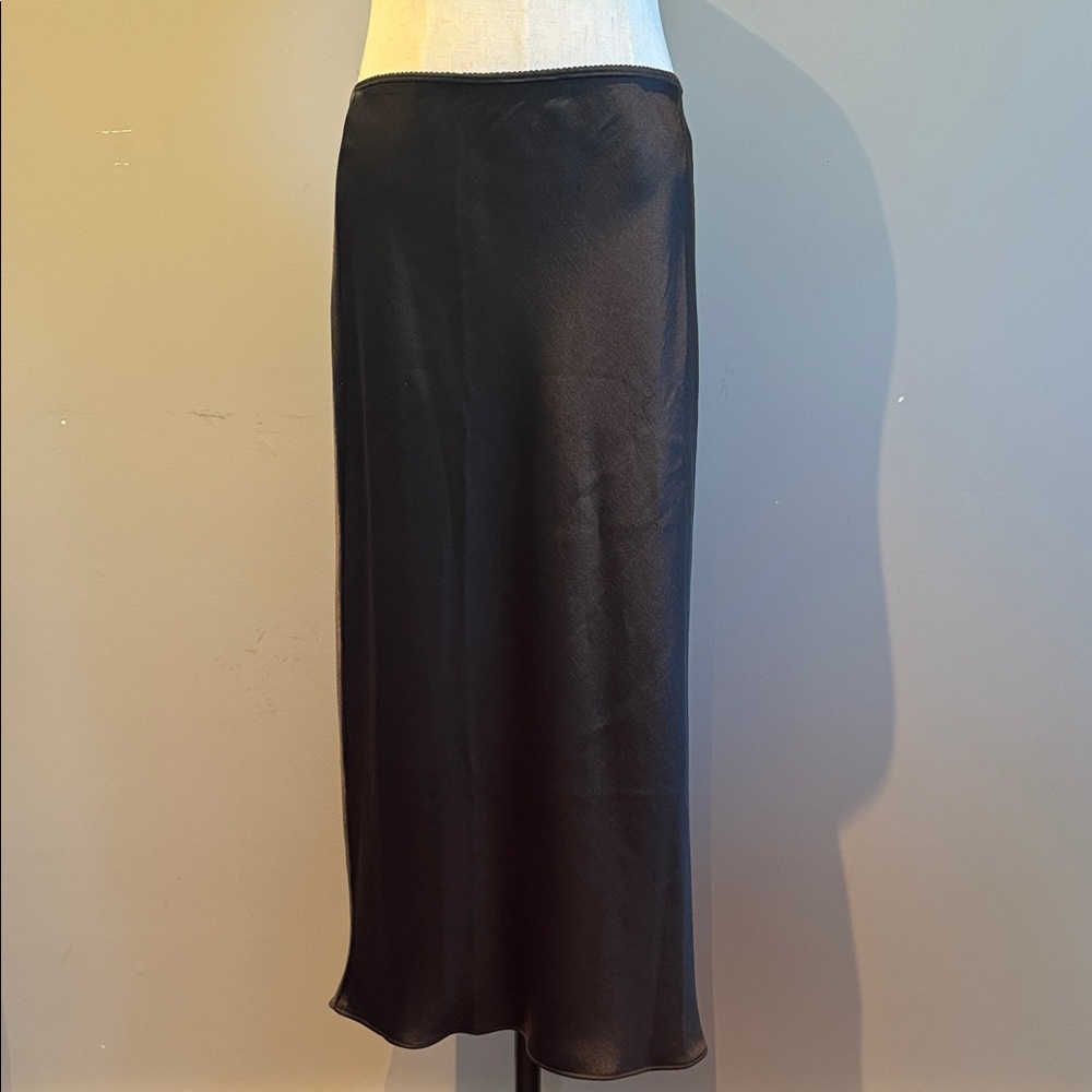 Samsoe Samsoe Black Maxi Skirt Minimalist Scandinavian Size L